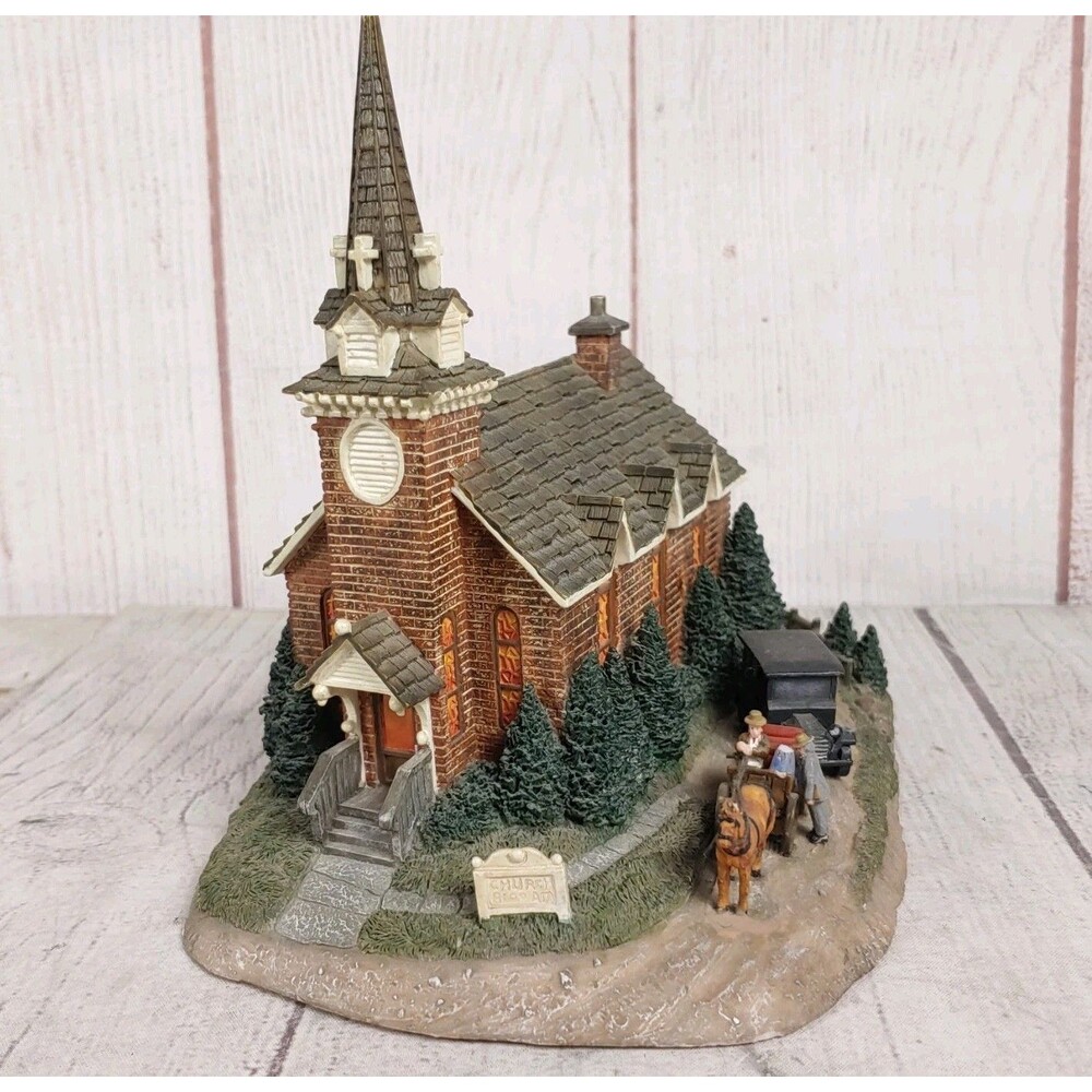 MISSING PERSON - Terry Redlin The Gathering Place - Heartland Village Figurine